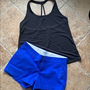 Royal Blue Casual Shorts